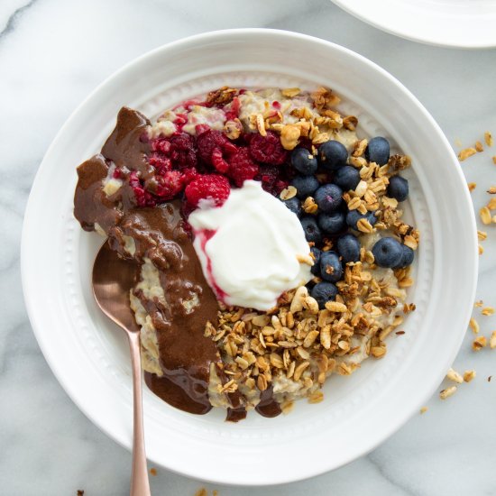 Dairy Free Oatmeal Bowl