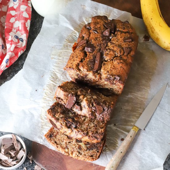 Chocolate Chunk Banana Bread