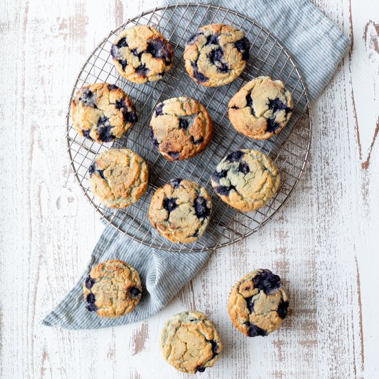 Low-Sugar Blueberry & Brie Muffins