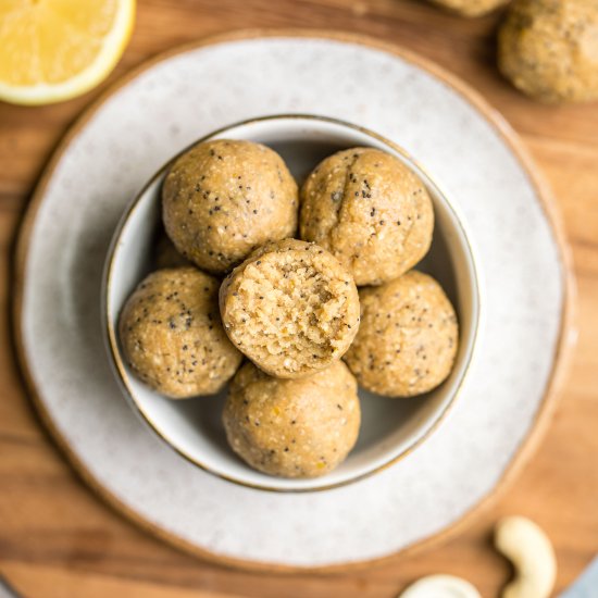 Lemon Poppyseed Energy Bites