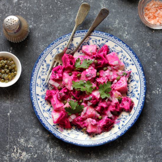 potato beetroot salad