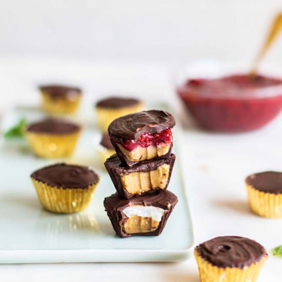 Sunbutter Cups Three ways