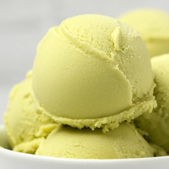 Vegan Avocado Ice Cream