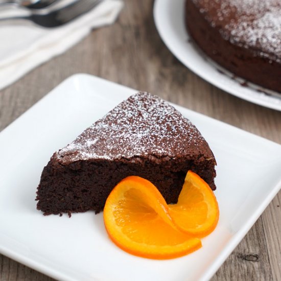 Flourless Chocolate Orange Cake