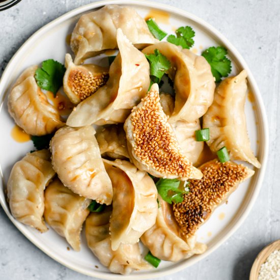 Gochujang Tofu Dumplings