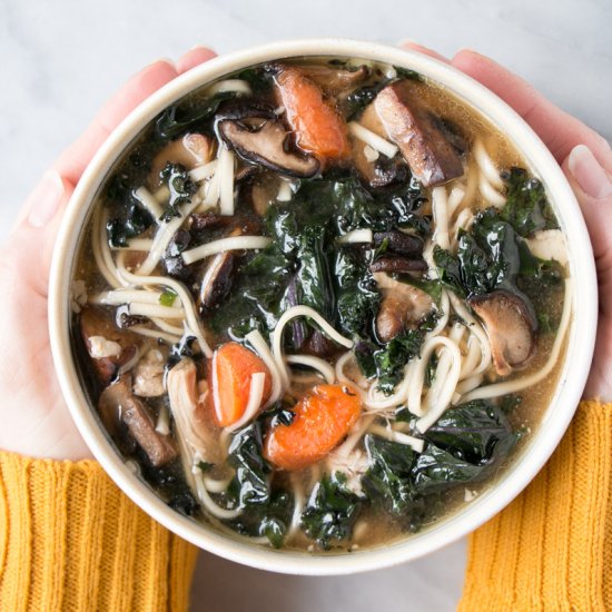 Miso Chicken Noodle Soup