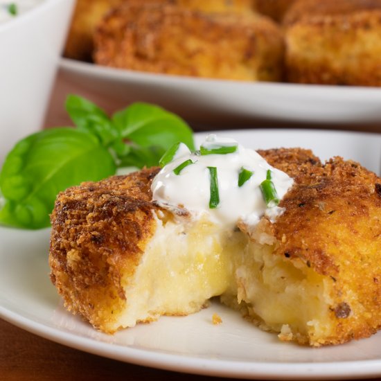 Cheesy Potato Croquettes