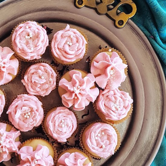 Honey Passionfruit Cupcakes