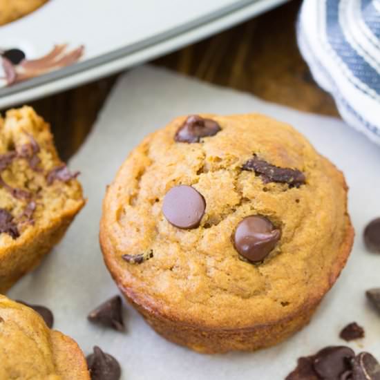 Peanut Butter Banana Muffins