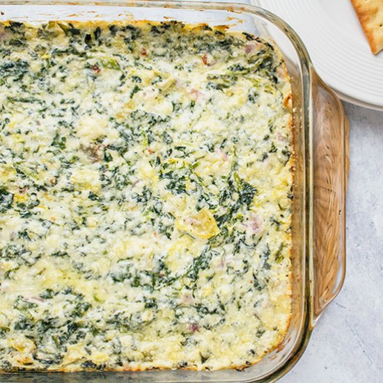 Asiago Spinach and Artichoke Dip