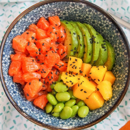 Salmon Poke Bowl for Two