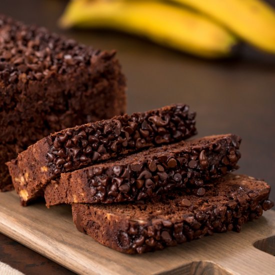 Chocolate banana bread