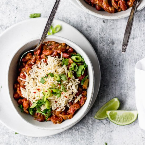 Vegetarian Red Beans and Rice