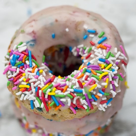 Vegan Funfetti Donuts