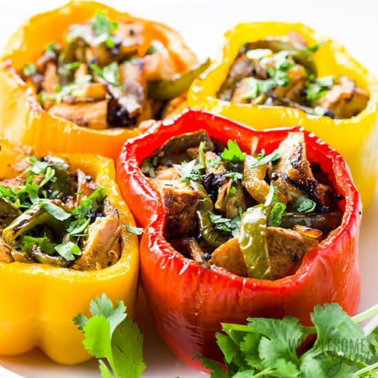 Chicken Fajita Stuffed Peppers