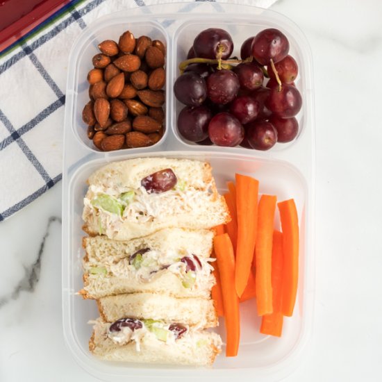 Healthy Chicken Salad Lunchbox