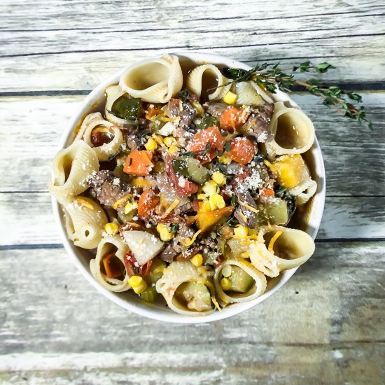 One Pot Beef Vegetable Soup