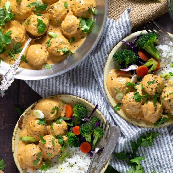 Thai Chicken Meatballs