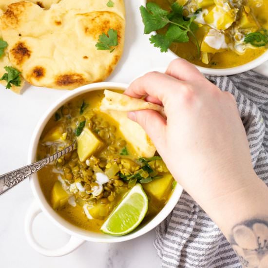 Vegan Curry Lentil Soup