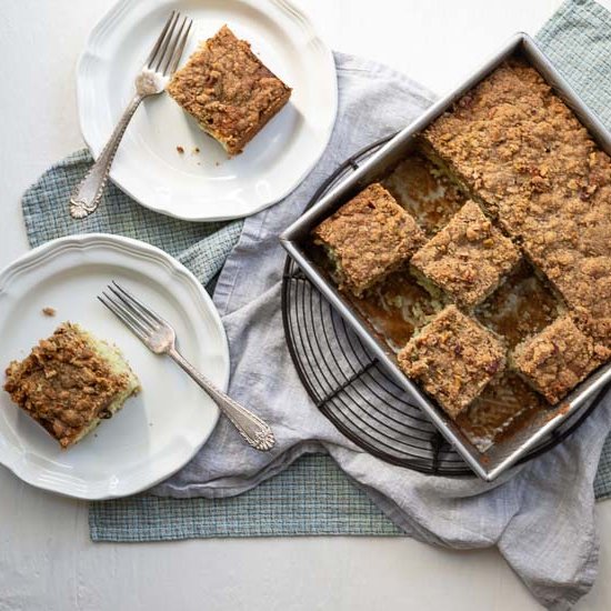 pistachio coffee cake