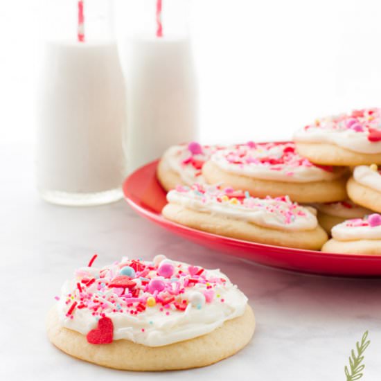 Cream Cheese frosted Cookies (soft)