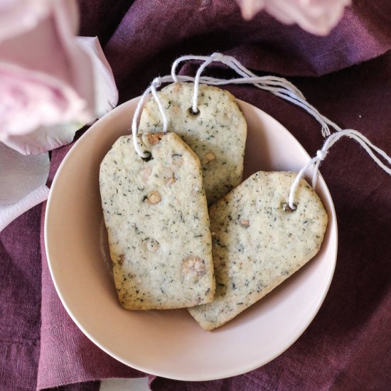 White Chocolate Earl Grey Shortbread