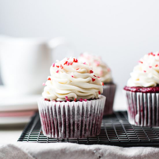 Vegan Red Velvet Cupcakes