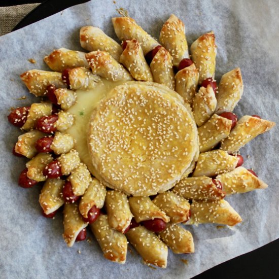 Pigs in a Blanket Baked Brie