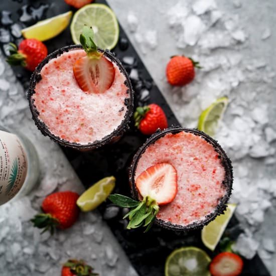 Strawberry Lime Margaritas