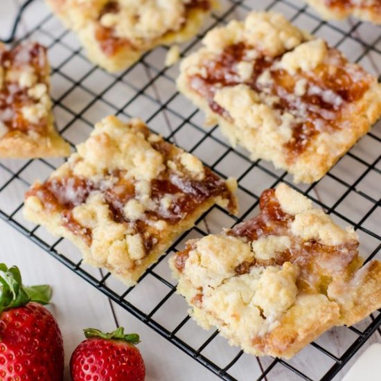 Strawberry Shortbread Cookies