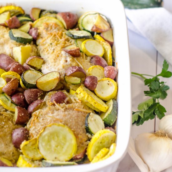 Easy Baked Parmesan Chicken Bake