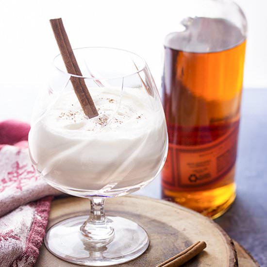 Hot Spiced Bourbon Milk Punch