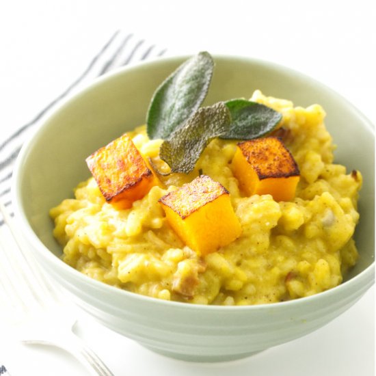 Butternut squash risotto