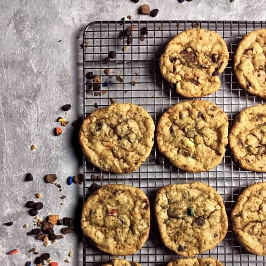 Candy Bar Chocolate Chip Cookies