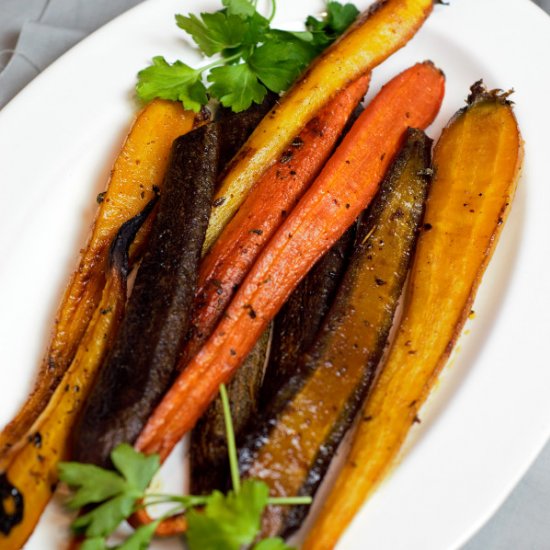 Honey Glazed Roasted Carrots