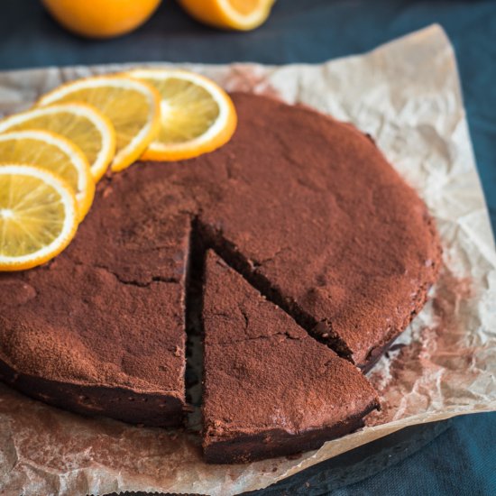 CHOCOLATE ORANGE RICOTTA CAKE