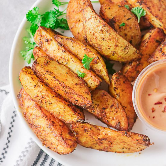 Crispy Potato Wedges