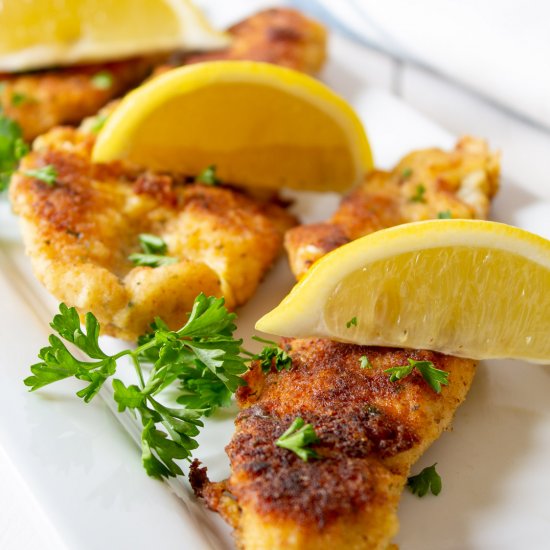 Pan Fried Walleye