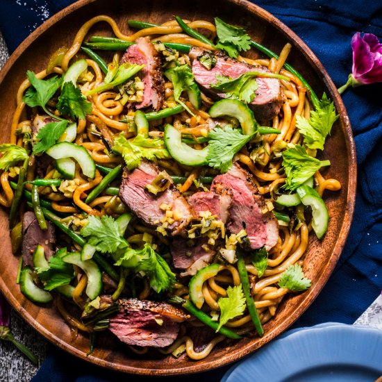 Sichuan Duck Udon Noodles