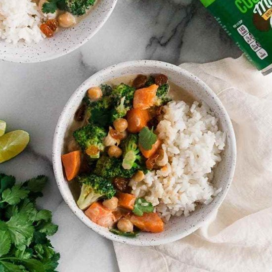 Simple Vegetarian Green Curry