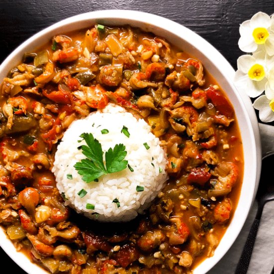 Cajun Crawfish Etouffee