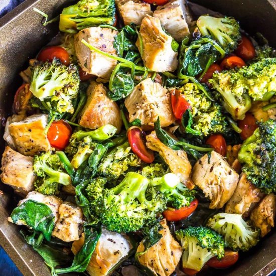 Keto Italian Chicken Skillet