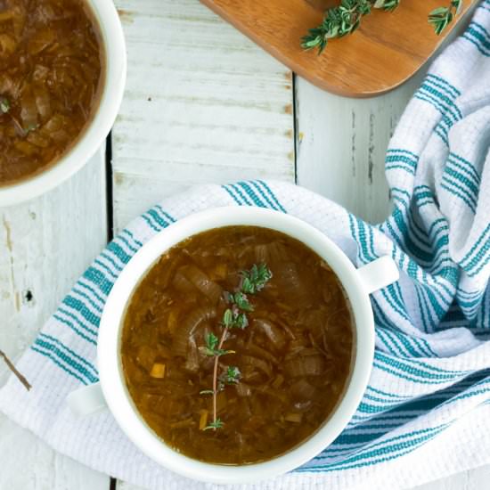 Whole30 + Paleo French Onion Soup