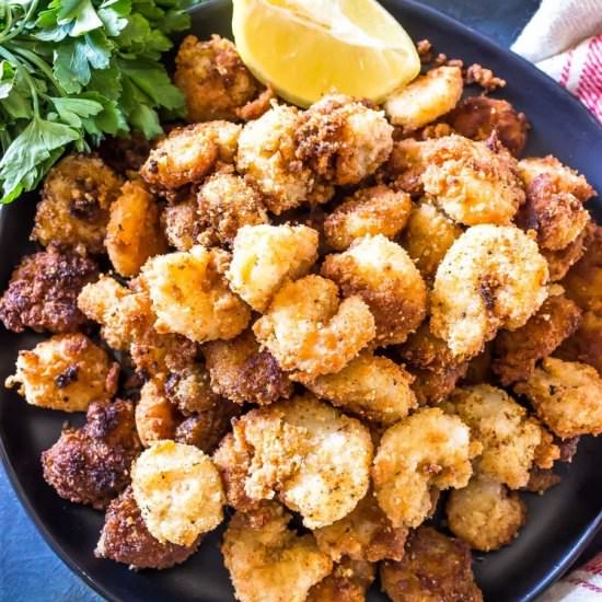 Keto Popcorn Shrimp