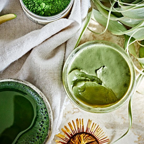 Dairy Free Matcha Pudding