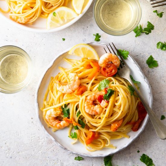 Shrimp Linguine