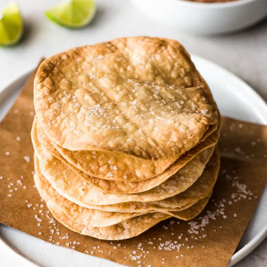 Homemade Tostada Shells