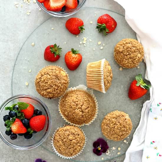 Oatmeal Muffins (Gluten-Free)