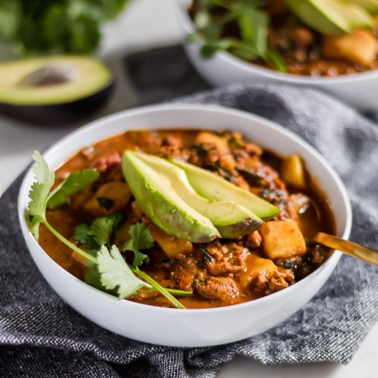 Chocolate Spice Turkey Chili