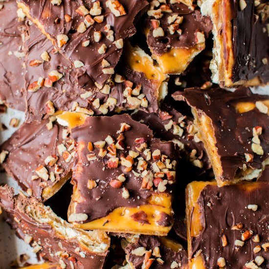 Soda Cracker Toffee